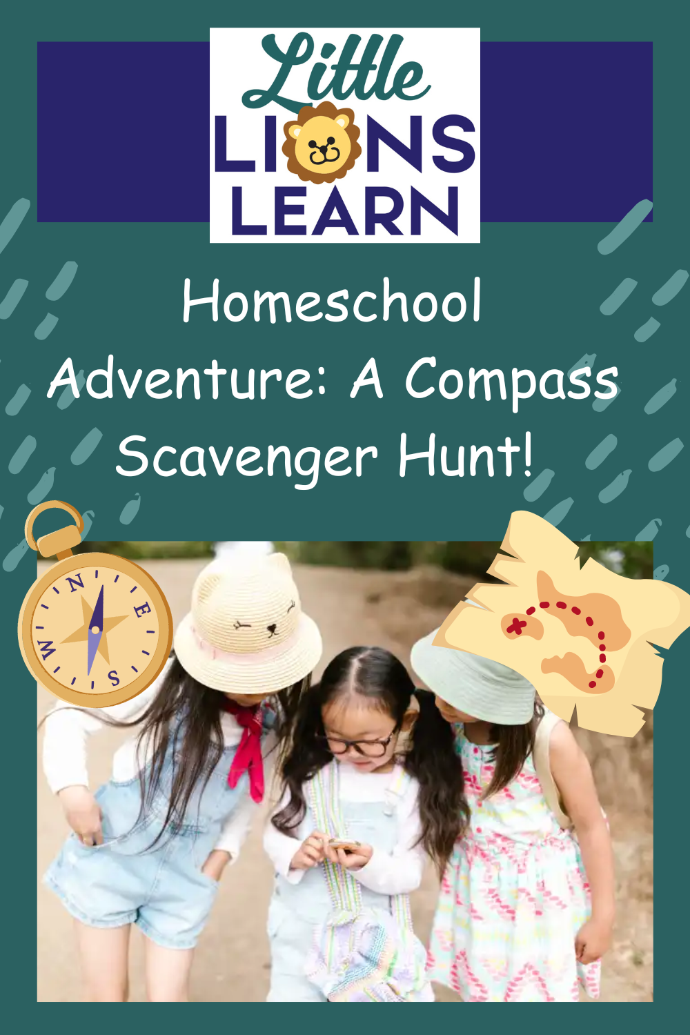 Homeschool Adventure: A Compass Scavenger Hunt!