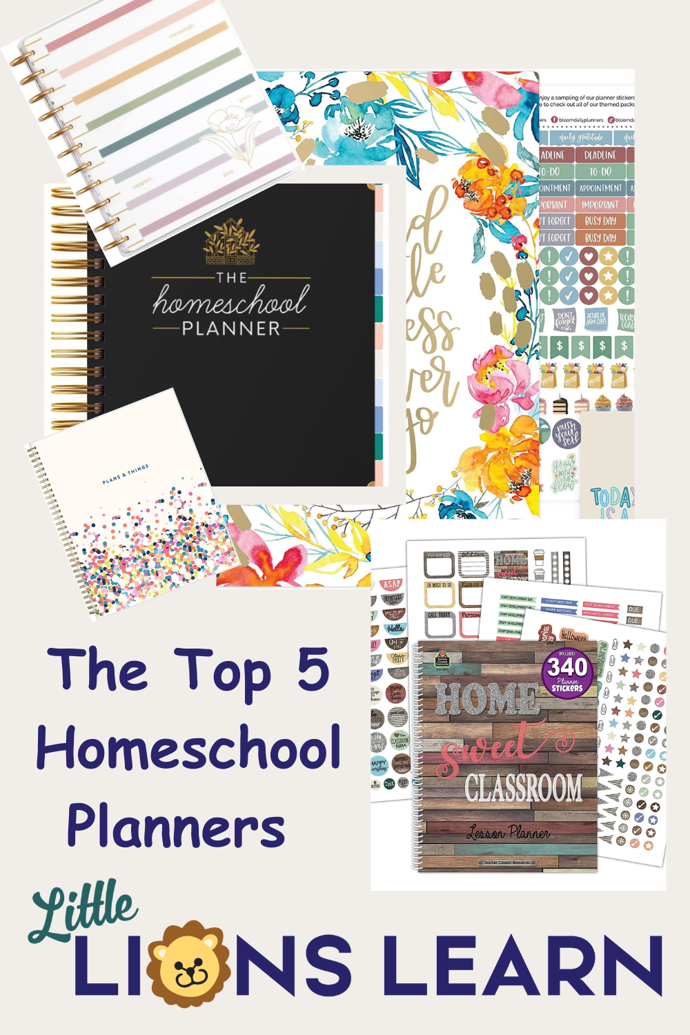 The Top 5 Homeschool Planners on Amazon