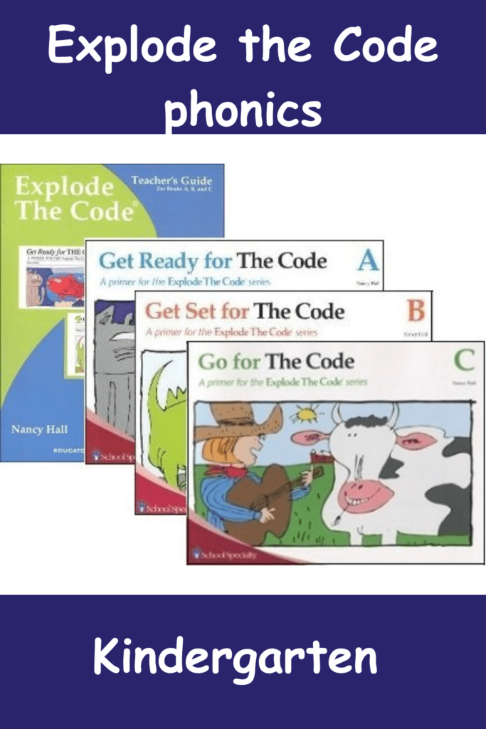 Explode the Code Kindergarten Phonics